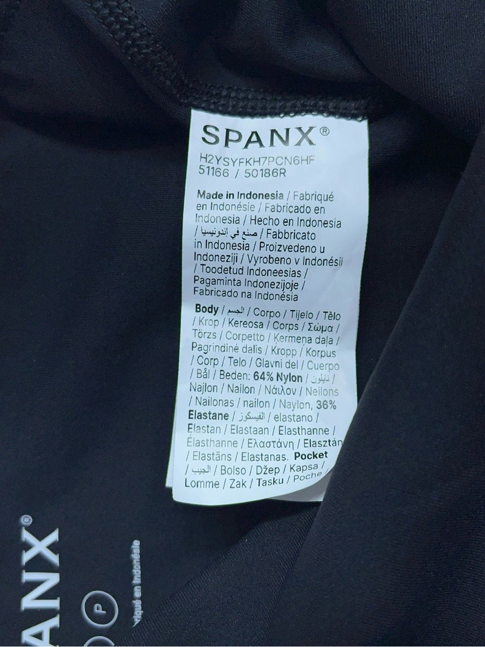 Spanx Leggings Womens Size Small Black Cropped Yoga Training Athleisure 23” Ins - Picture 9 of 14